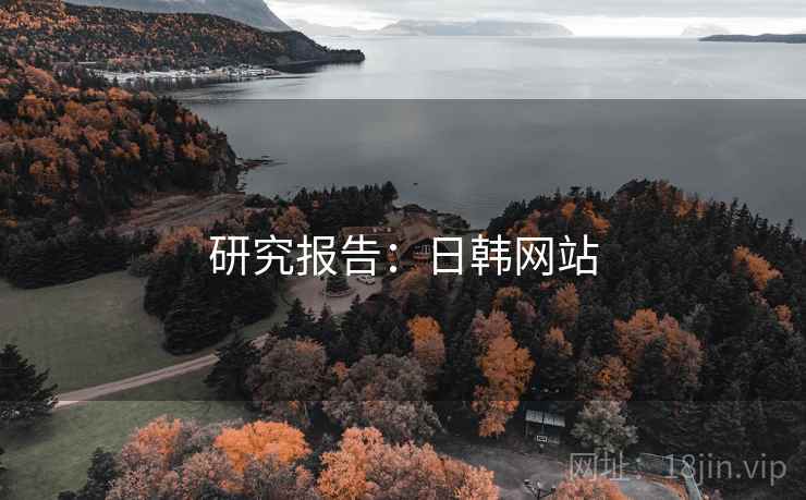 研究报告:日韩网站 研究报告:日韩网站
